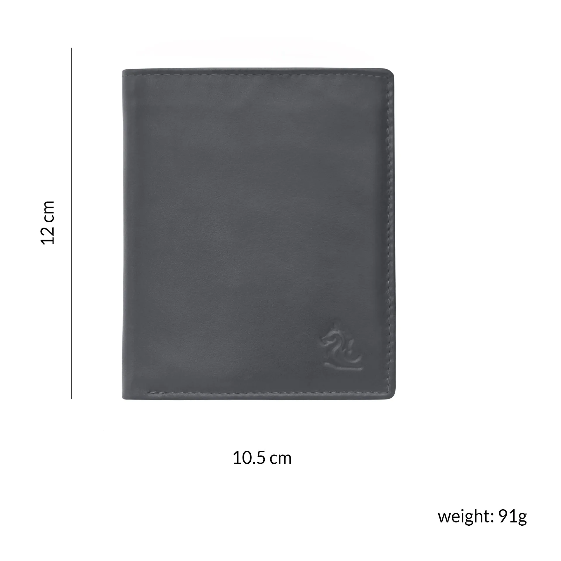10027 Tan Vertical Bifold Wallet