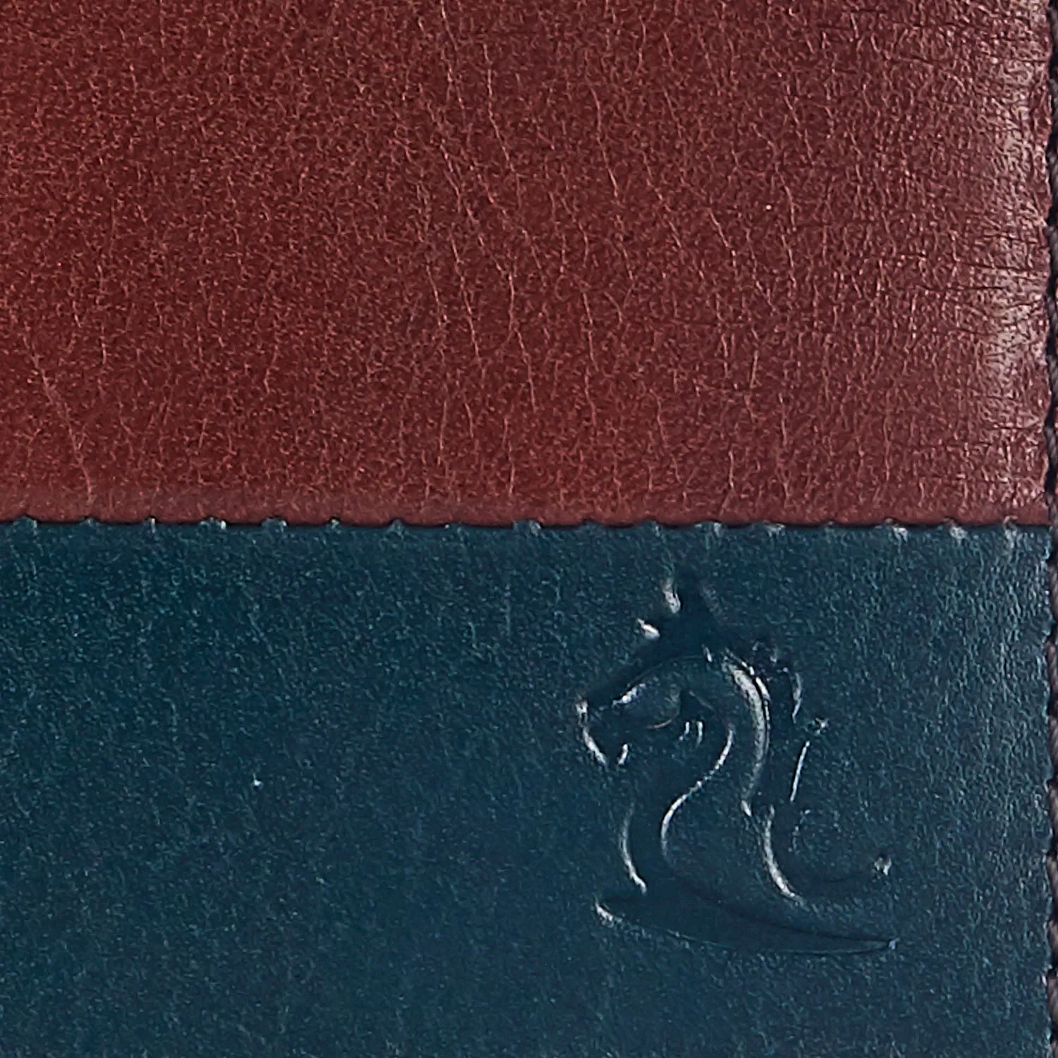 10109 Tan & Green Bifold Wallet