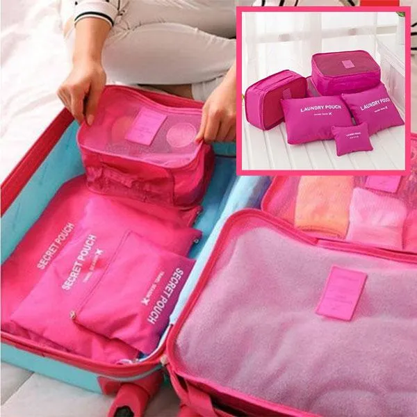 6-Piece Luggage Organiser Set