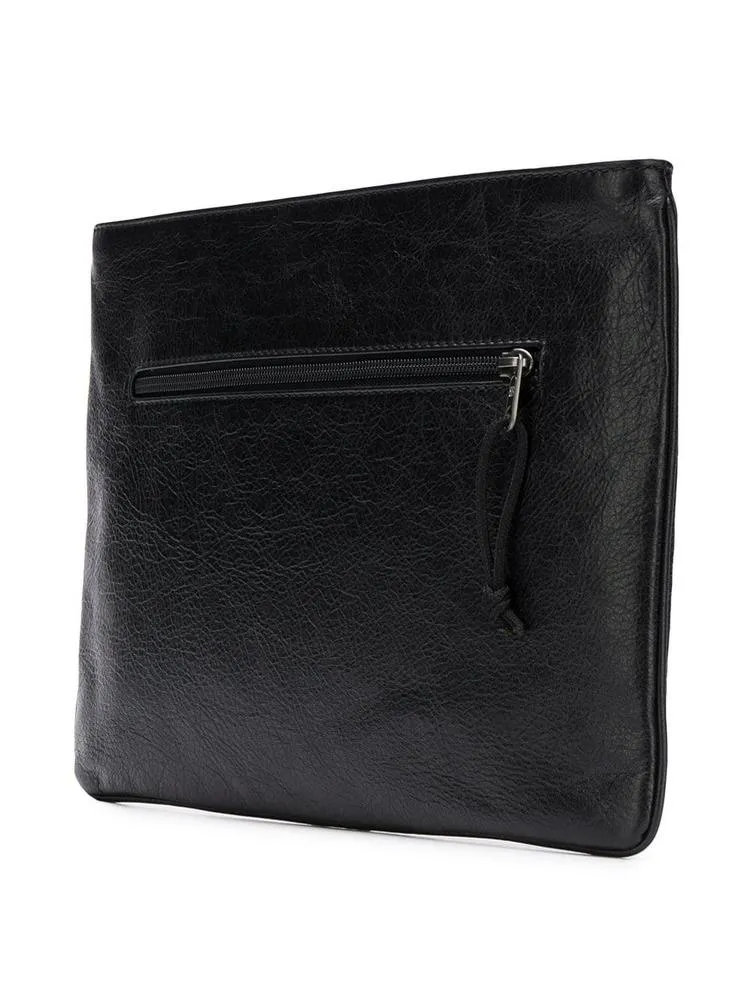 Balenciaga Logo Explorer Zip Pouch