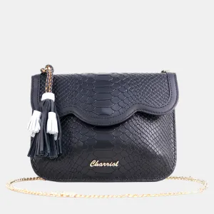 Black Leather PALAIS ROYAL Clutch Bag