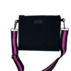 Black Velvet Messenger Bag - LOW STOCK