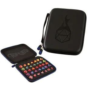 Blue Forged Zip-Close Dice Box, Dice Tray, & Storage Case