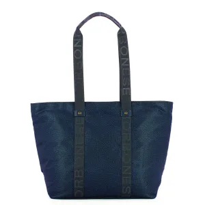 Borbonese - Eco Line Medium Blue Tote - 934133I15 - BLU