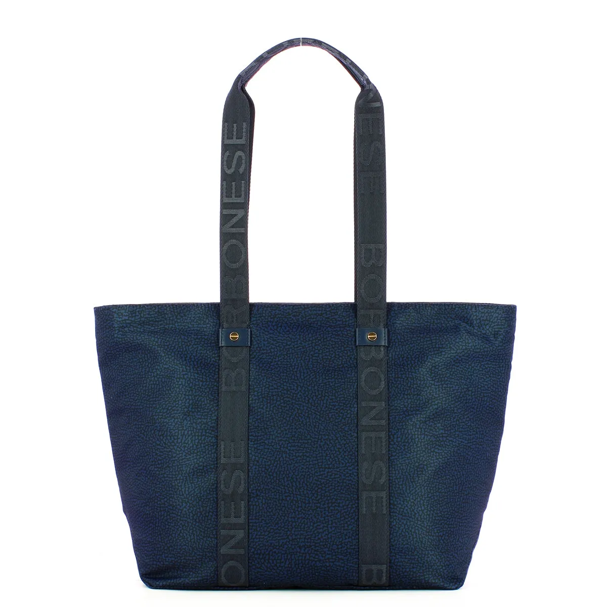 Borbonese - Eco Line Medium Blue Tote - 934133I15 - BLU