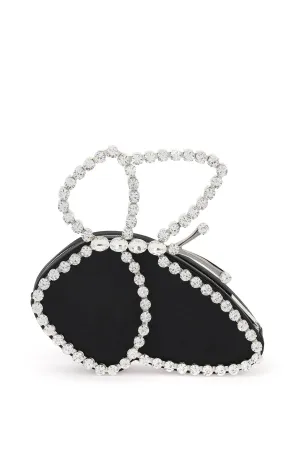 butterfly crystal clutch