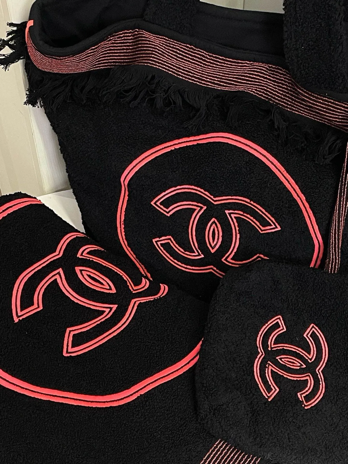 Chanel 22S Tote with Blanket Black Tote Bag