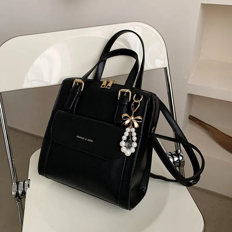 Christmas Gift 2021 Spring Women Fashion Backpack Female High Quality Soft Leather Book School Bags For Teenage Girls Travel Rucksacks