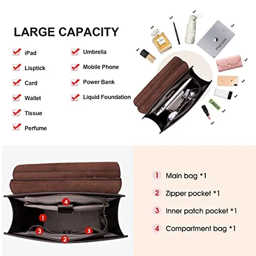 Cnoles Leather Backpack Purse For Women Fashion Ladies Vintage Bag Casual School College Travel Backpacks Large Bookbag Green