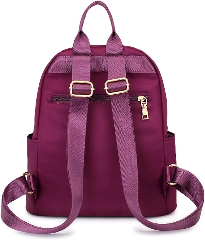 Collsants Small Backpack for Women Mini Backpack Small Backpack Purse Nylon Day Packs Fashion Backpacks(black)