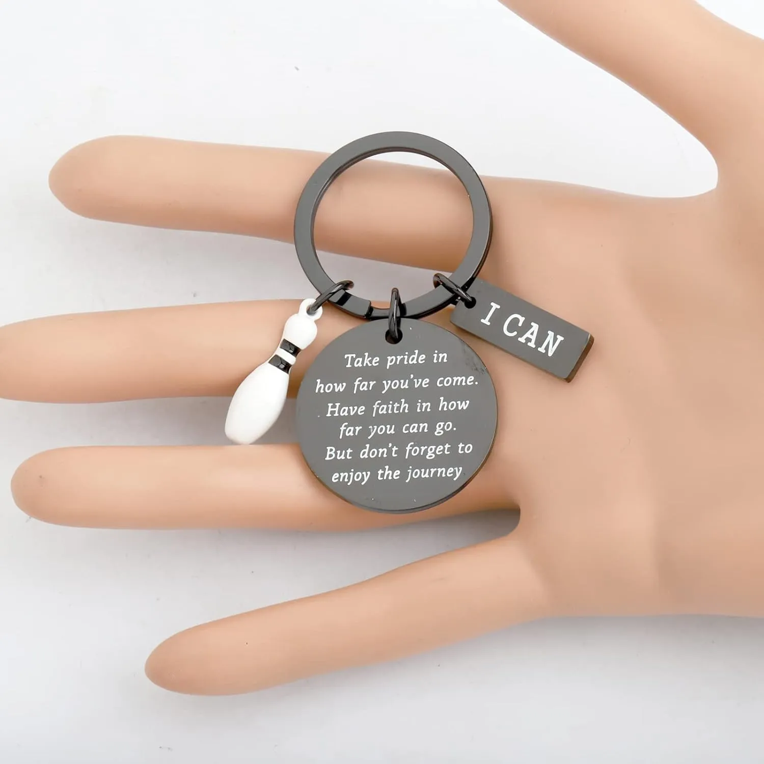 FUSTMW Bowling Ball Keychain - Bowling Team Gifts for Lovers