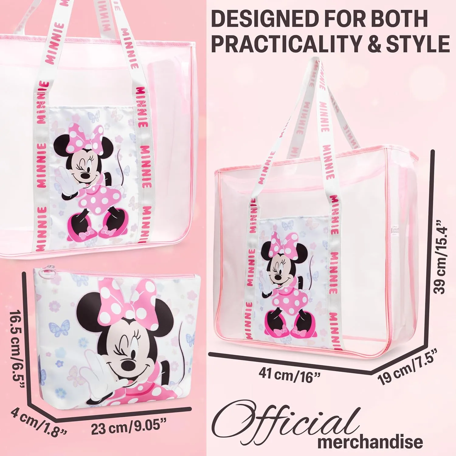 Get Trend Tote Bag for Women Teens Mesh Beach Bag Travel Bags with Small Pouch