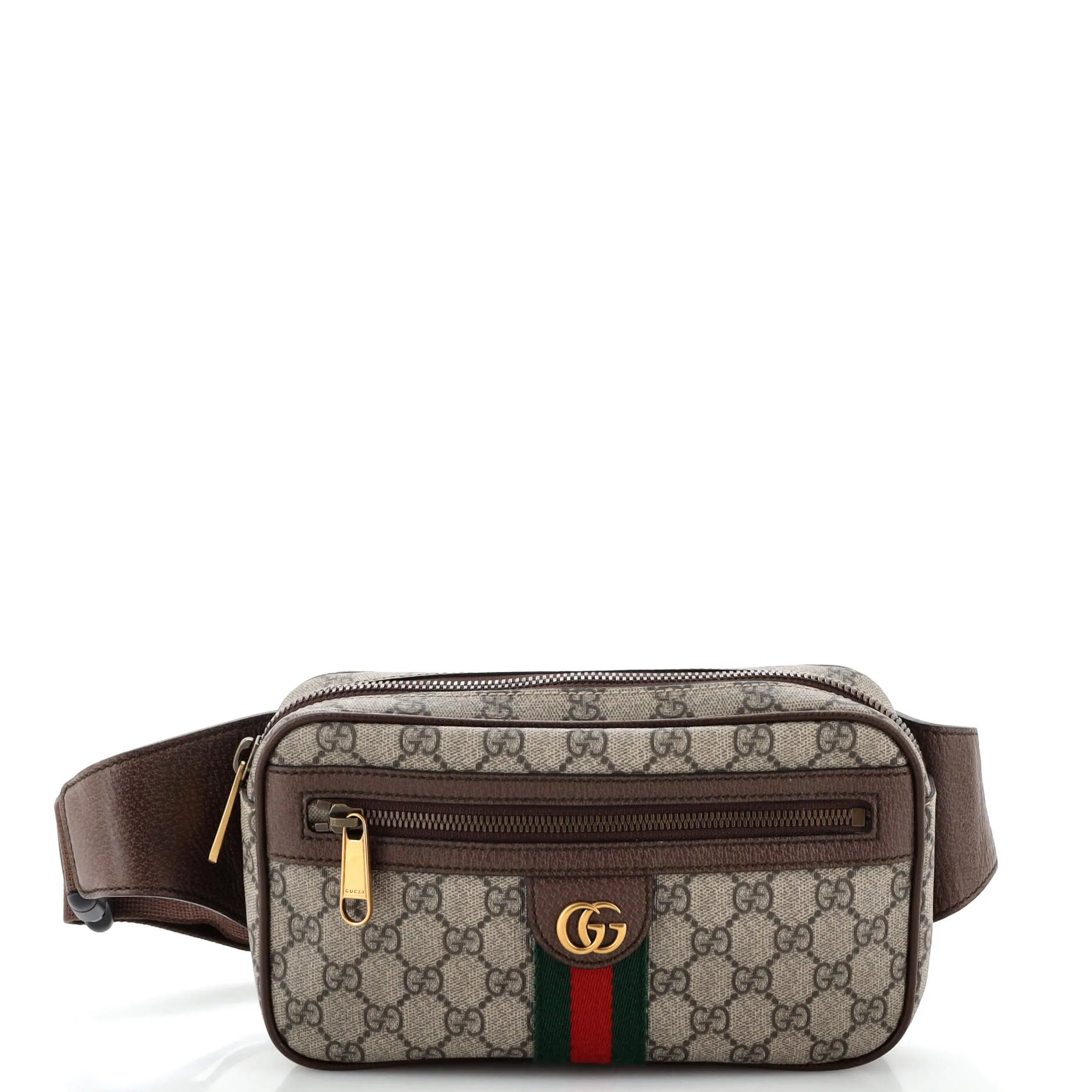 GUCCI Ophidia Belt Bag GG Coated Canvas Medium