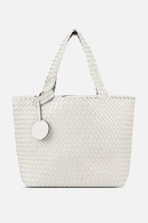 ILSE JASOBSEN Tote Bag WHITE SILVER