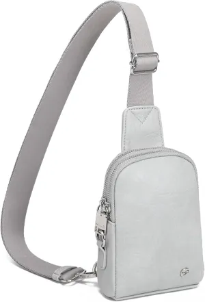 INICAT Travel Small Sling Bag Leather Crossbody Bags for Women Fanny Packs Cross Body Bag for Woman Cross Body Purses
