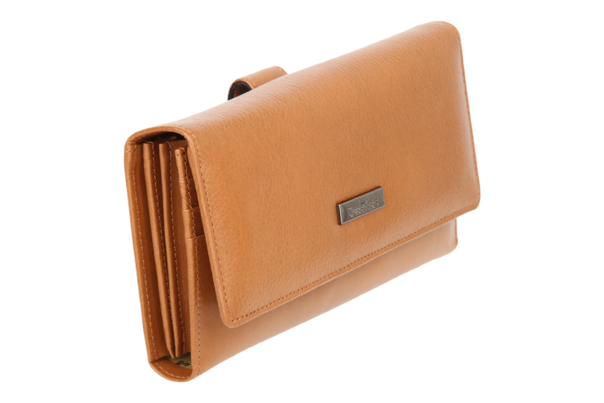 Ladies Premium leather clutch 54504 (TAN)