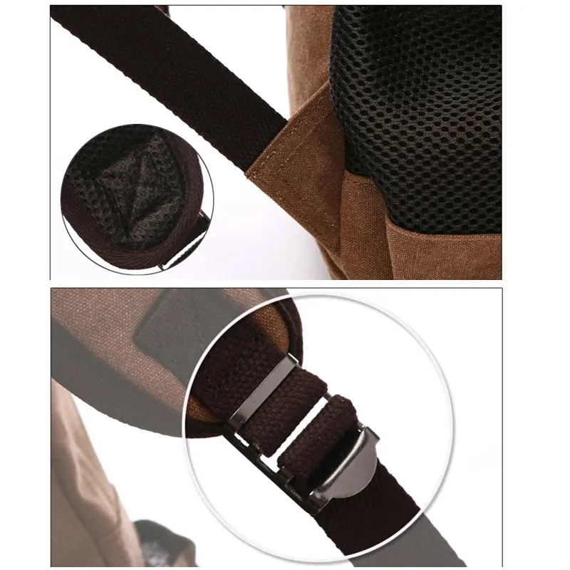 Laptop Backpack Rucksack Canvas School Bag Travel Backpacks for Teenage Bagpack Computer Knapsack Bags Computer Bag