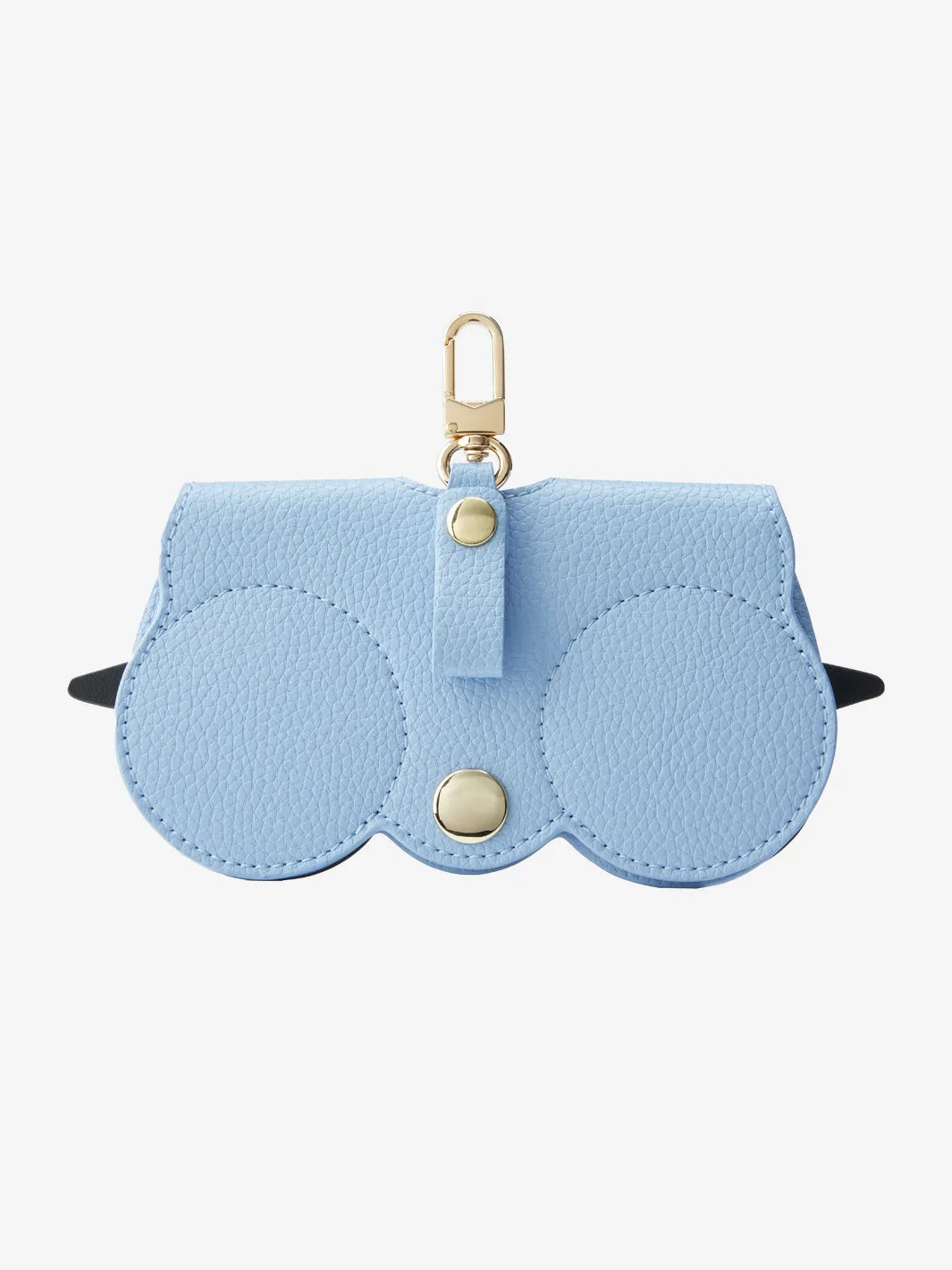 Leather Sunglasses Case Suncover in Blue