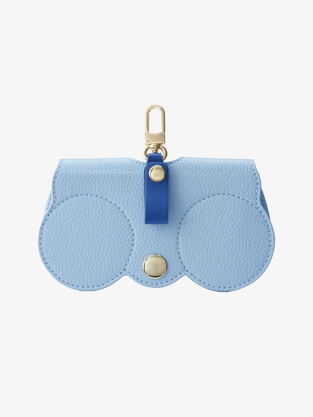 Leather Sunglasses Case Suncover in Blue