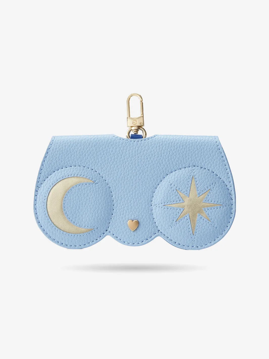 Leather Sunglasses Case Suncover in Blue