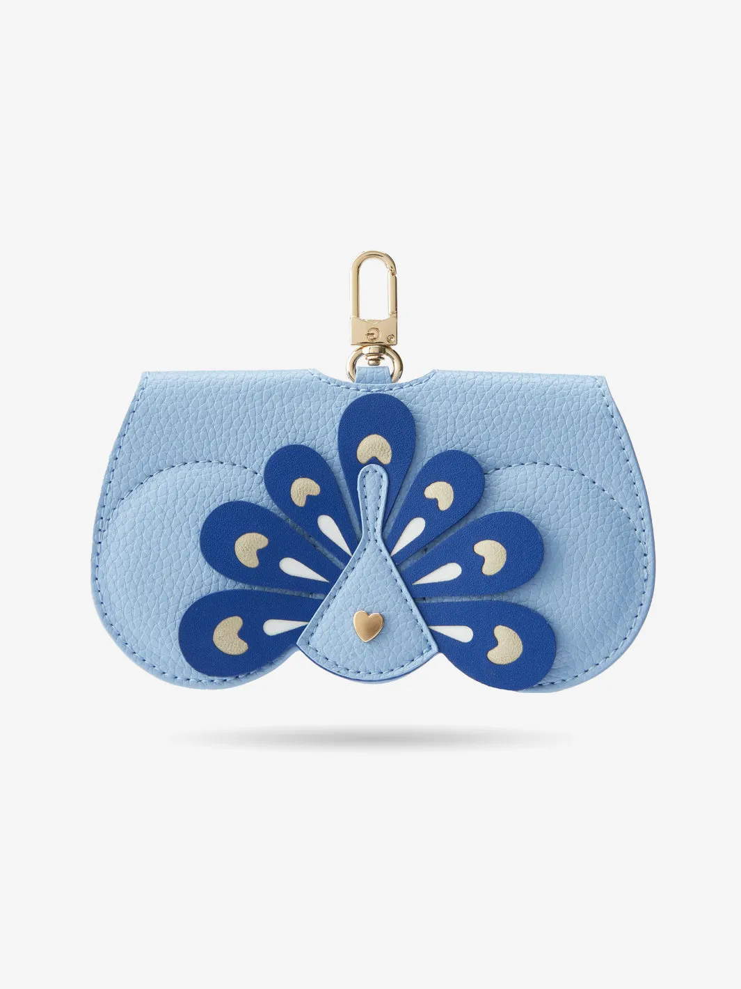 Leather Sunglasses Case Suncover in Blue