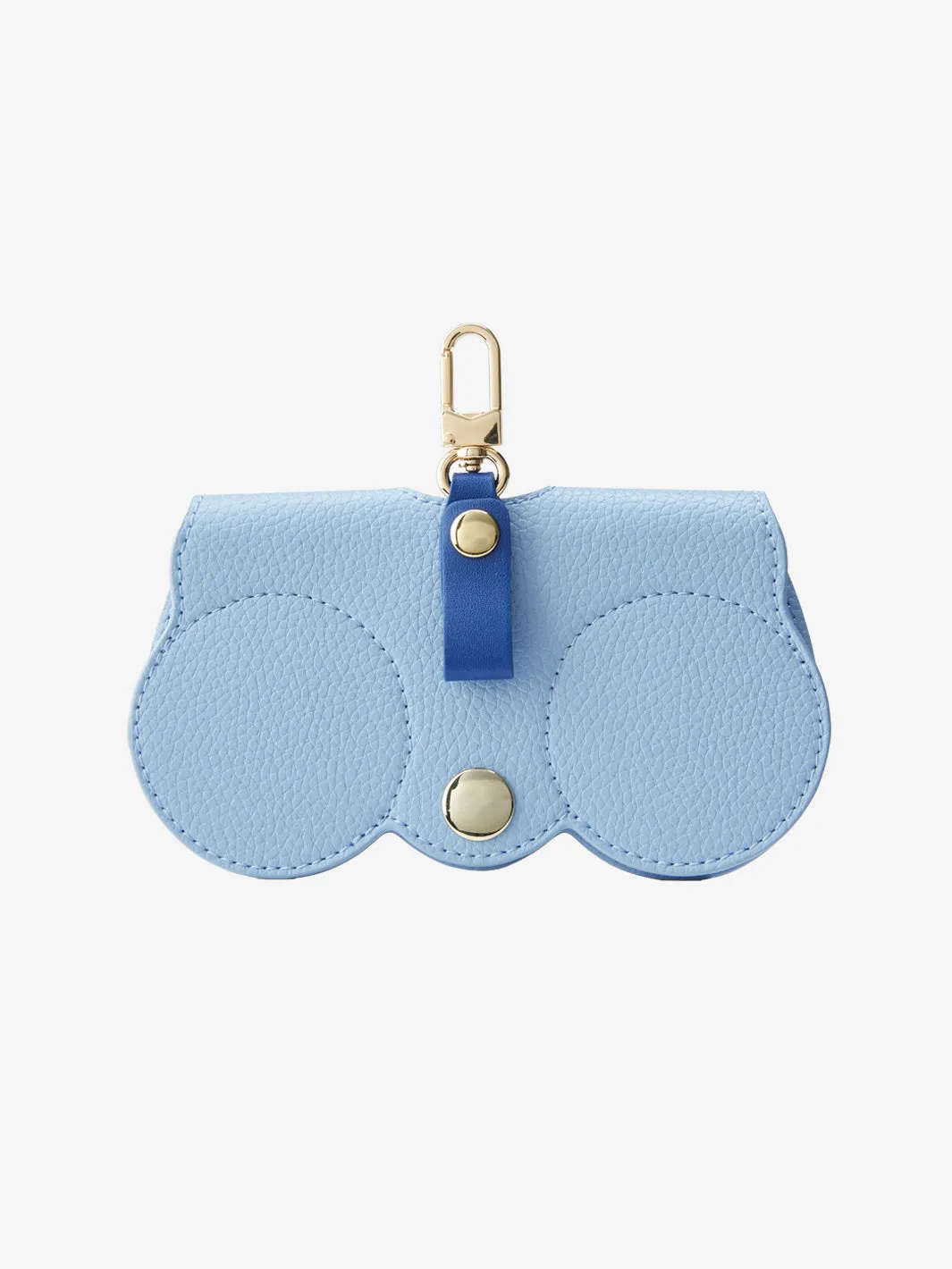 Leather Sunglasses Case Suncover in Blue