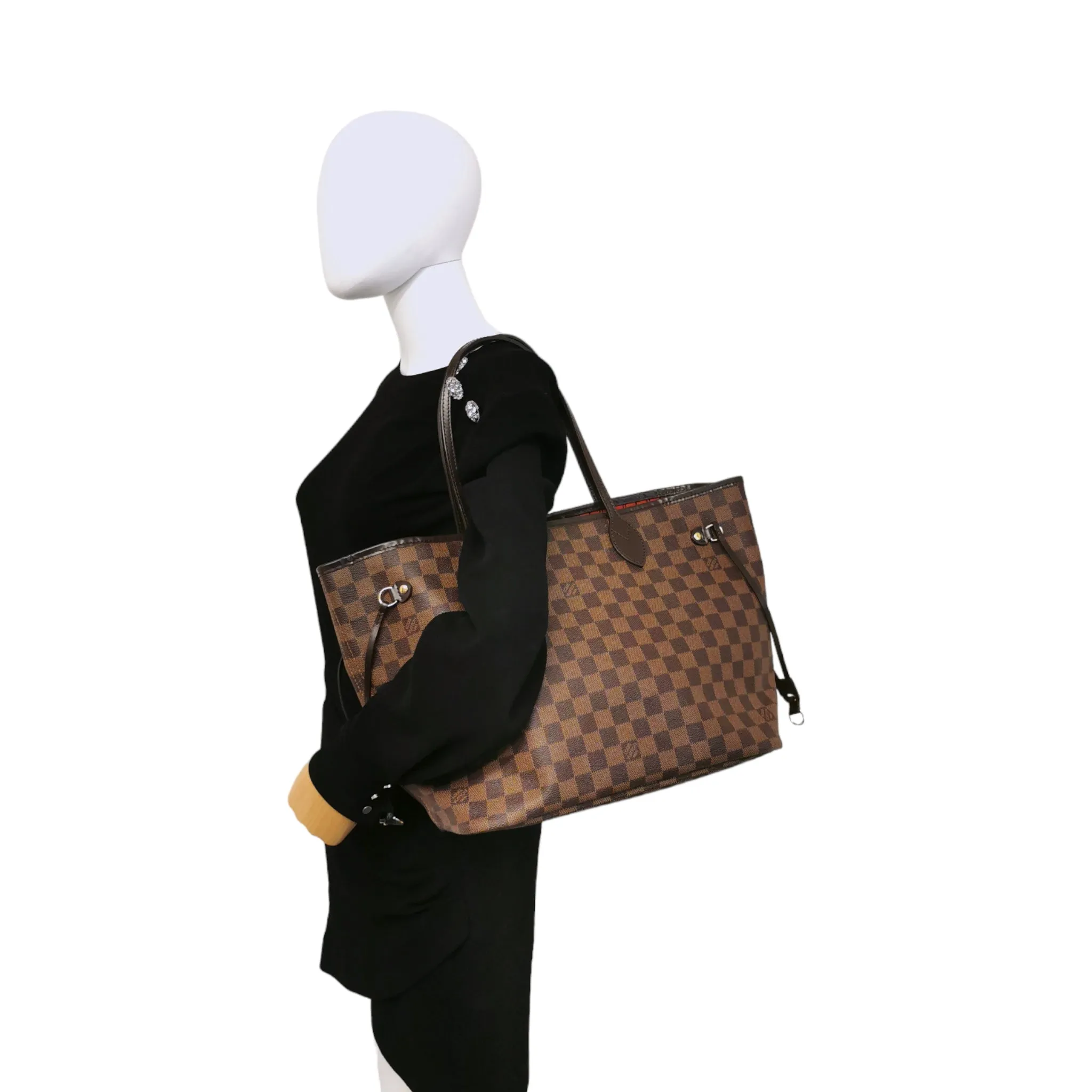 Louis Vuitton Neverfull MM Damier Ebene Canvas