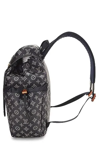 Louis Vuitton, Pre-Loved Navy Monogram Canvas Discovery Backpack, Navy