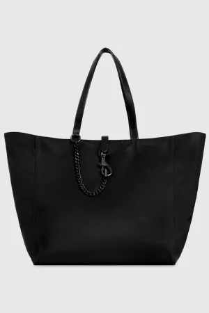 Megan Weekender Tote Bag In Black/Black Shellac