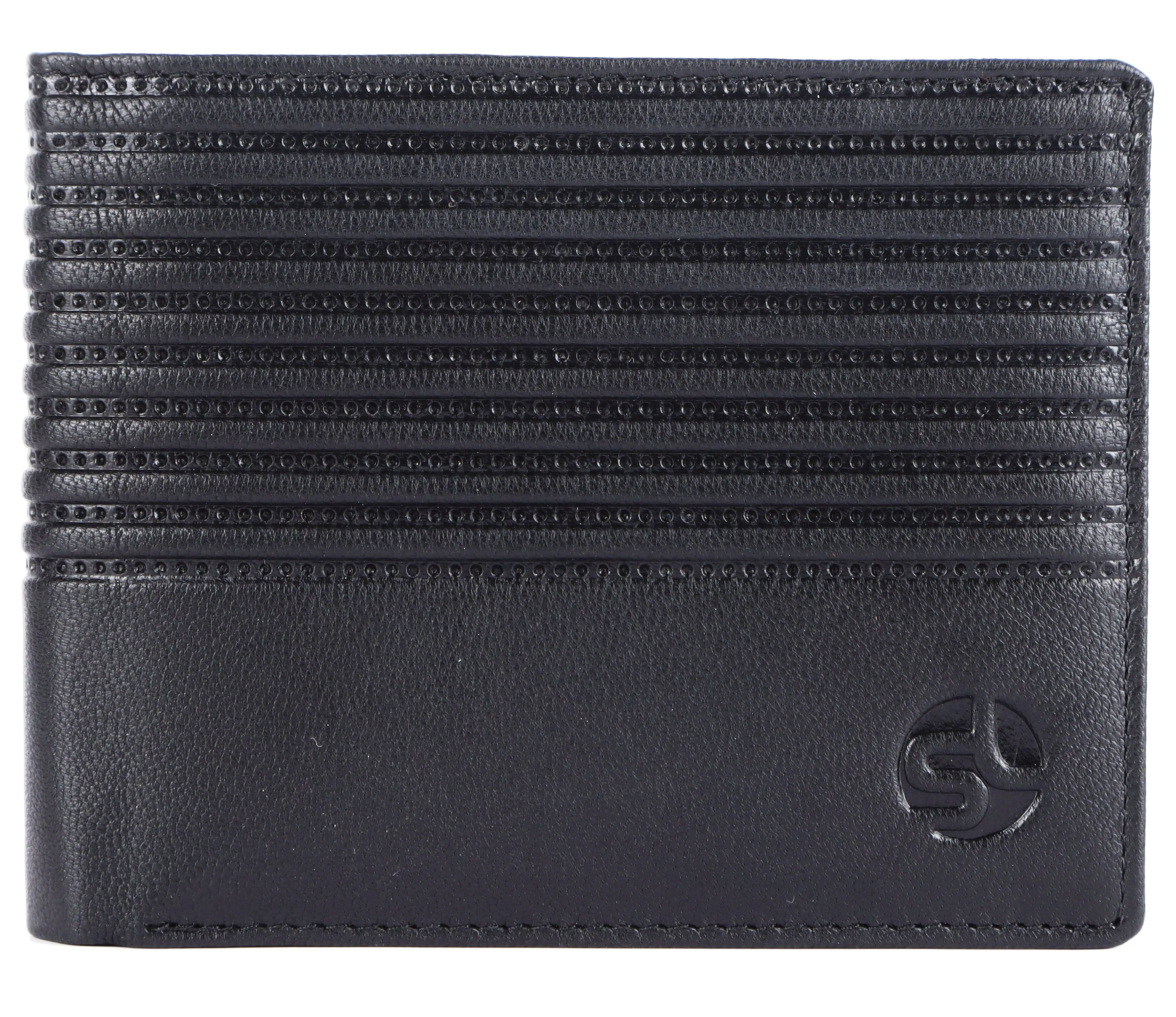 MENS LEATHER WALLET (RFID) 93701 (BLACK)