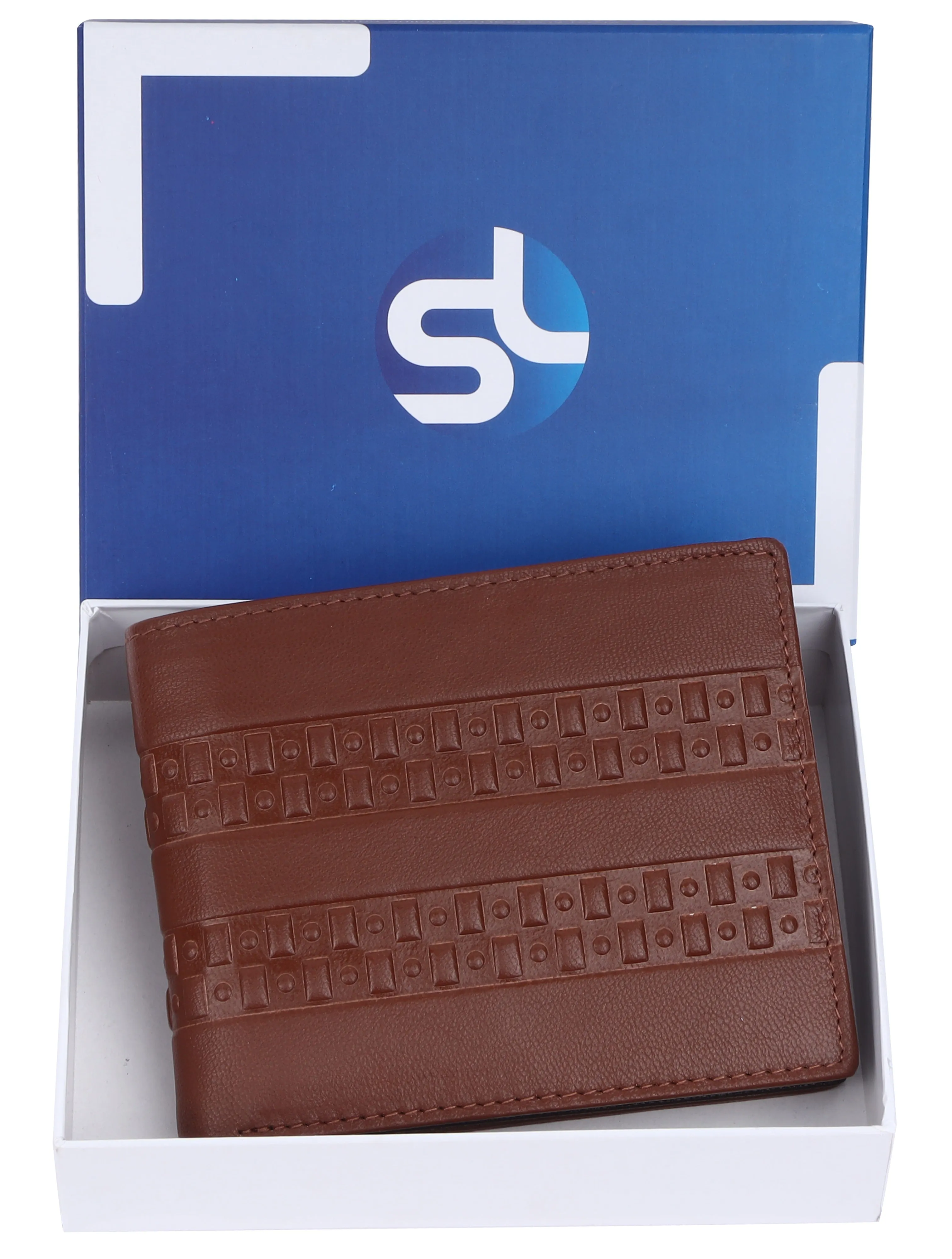 MENS LEATHER WALLET (RFID) 93704 (TAN)