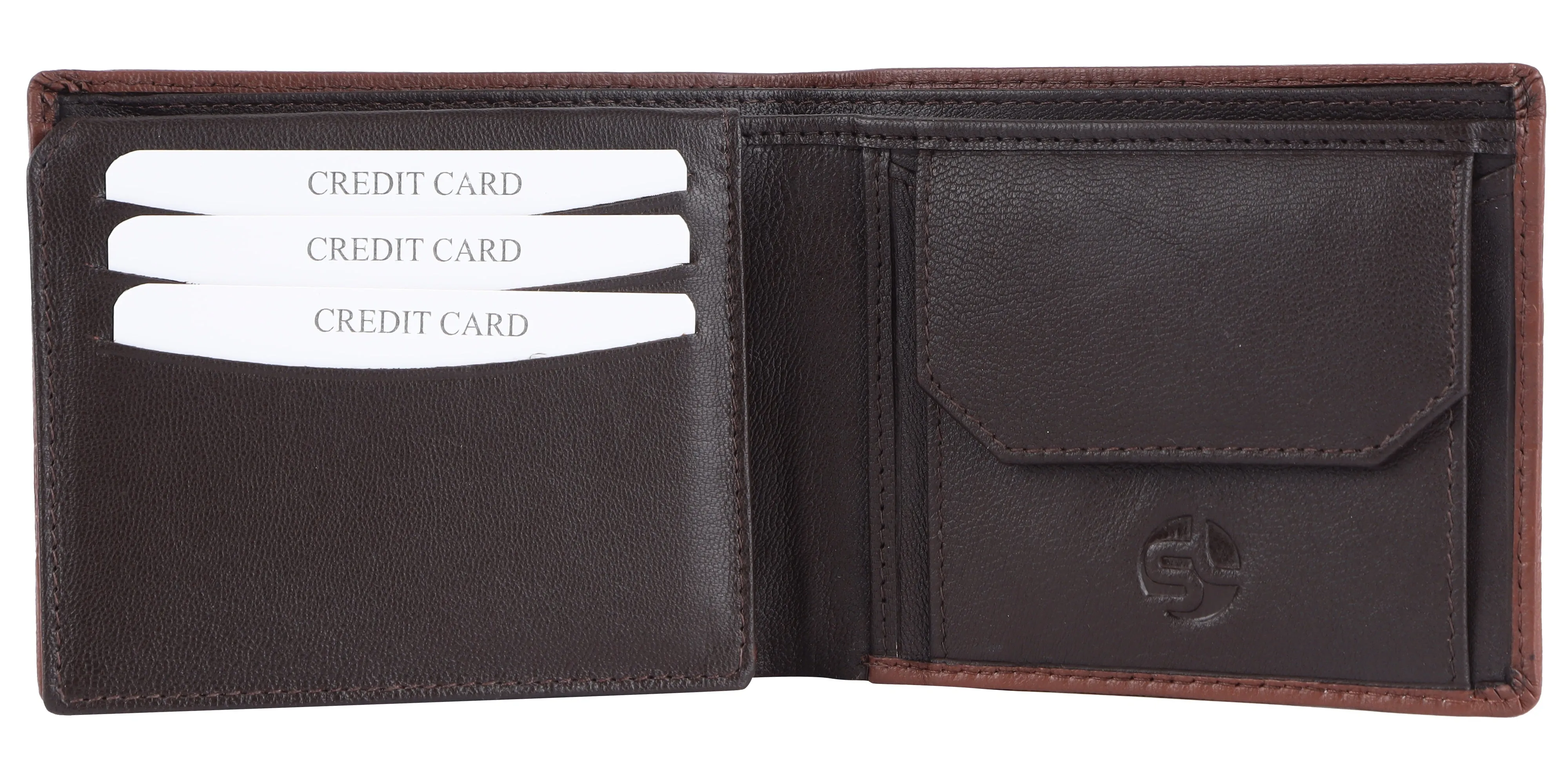 MENS LEATHER WALLET (RFID) 93704 (TAN)
