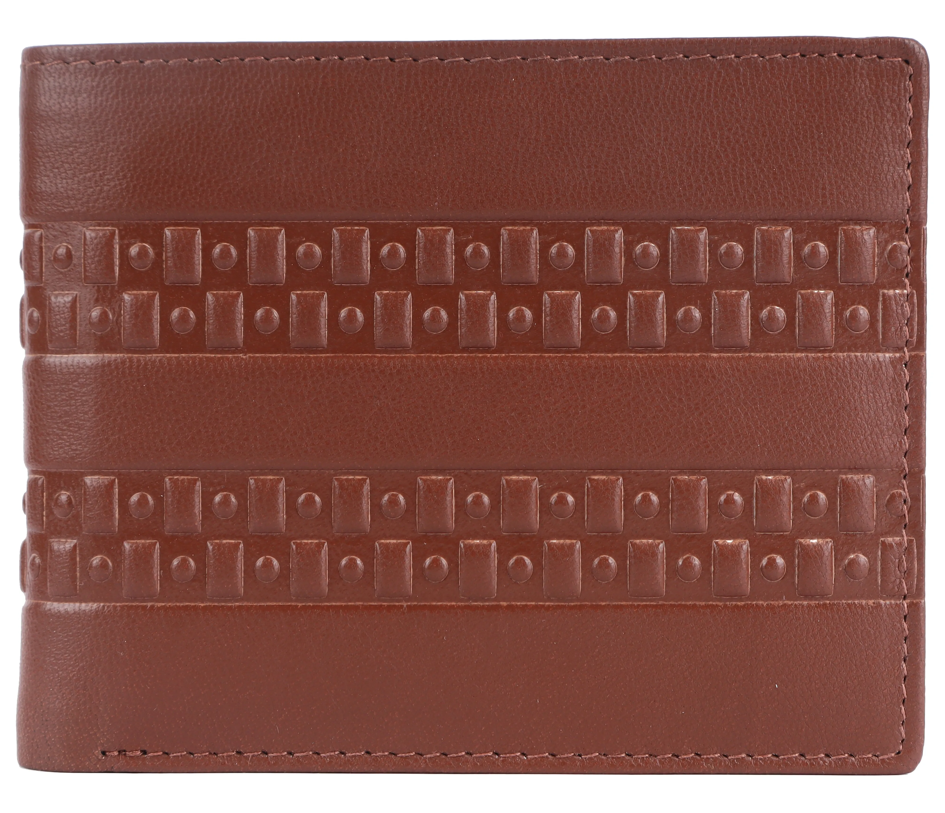 MENS LEATHER WALLET (RFID) 93704 (TAN)