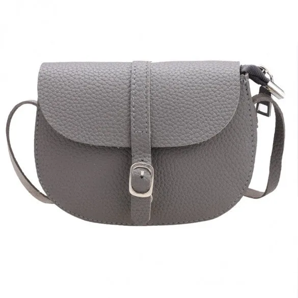 New Women Synthetic Leather Messenger Bag Soft Solid Flap Bag Hasp Closure Casual Party Shoulder Bag