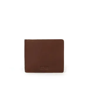 Picard Brooklyn Men's Leather Bifold Wallet with Centre Flap and Coin Compartment (Brown)