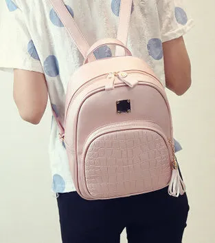 PU Leather New Fashion Women Backpacks