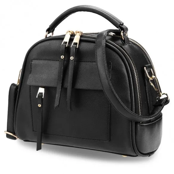 Retro Women Synthetic Leather Shoulder Strap Casual Small Bag Messenger Tote