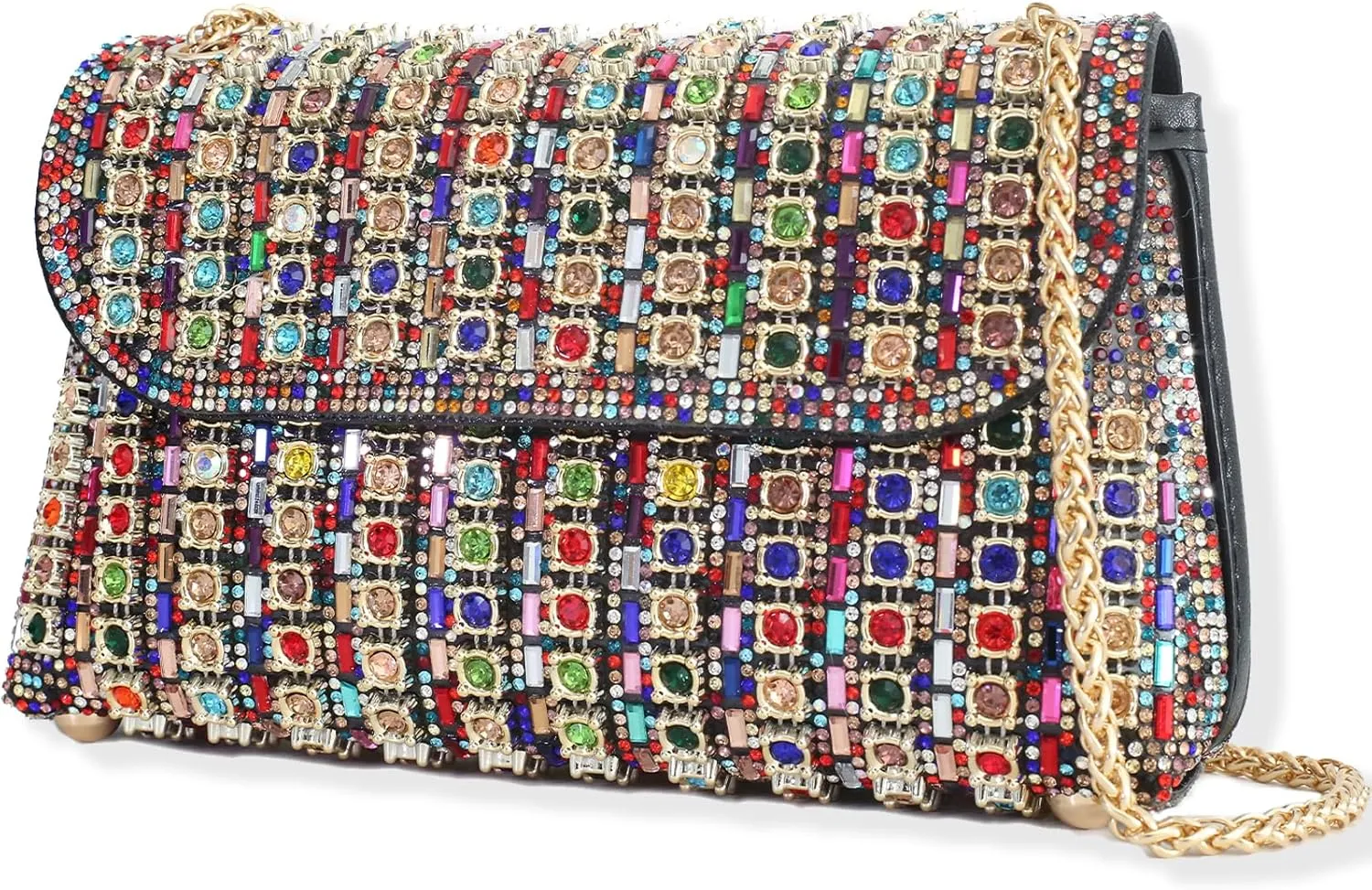 Rhinestones Clutch Purses for Women Evening Bag Sparkly Handbag for Prom Party Wedding