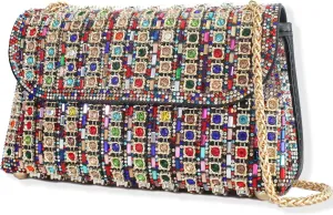Rhinestones Clutch Purses for Women Evening Bag Sparkly Handbag for Prom Party Wedding