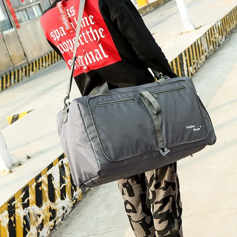 Separate Dry And Wet Gym Bag Men's Training Sports Handbags Large-capacity Foldable Portable Travel Bags 2021