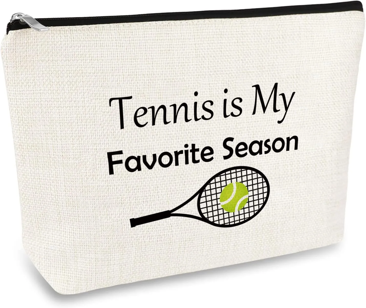 Tennis Lovers Tennis Gifts for Girl Women Makeup Cosmetic Bags Tennis Player Gifts Tennis Girl Gift Tennis Themed Gift Christmas Birthday Graduation Gift for Her Tennis Lovers Friends Travel Pouch