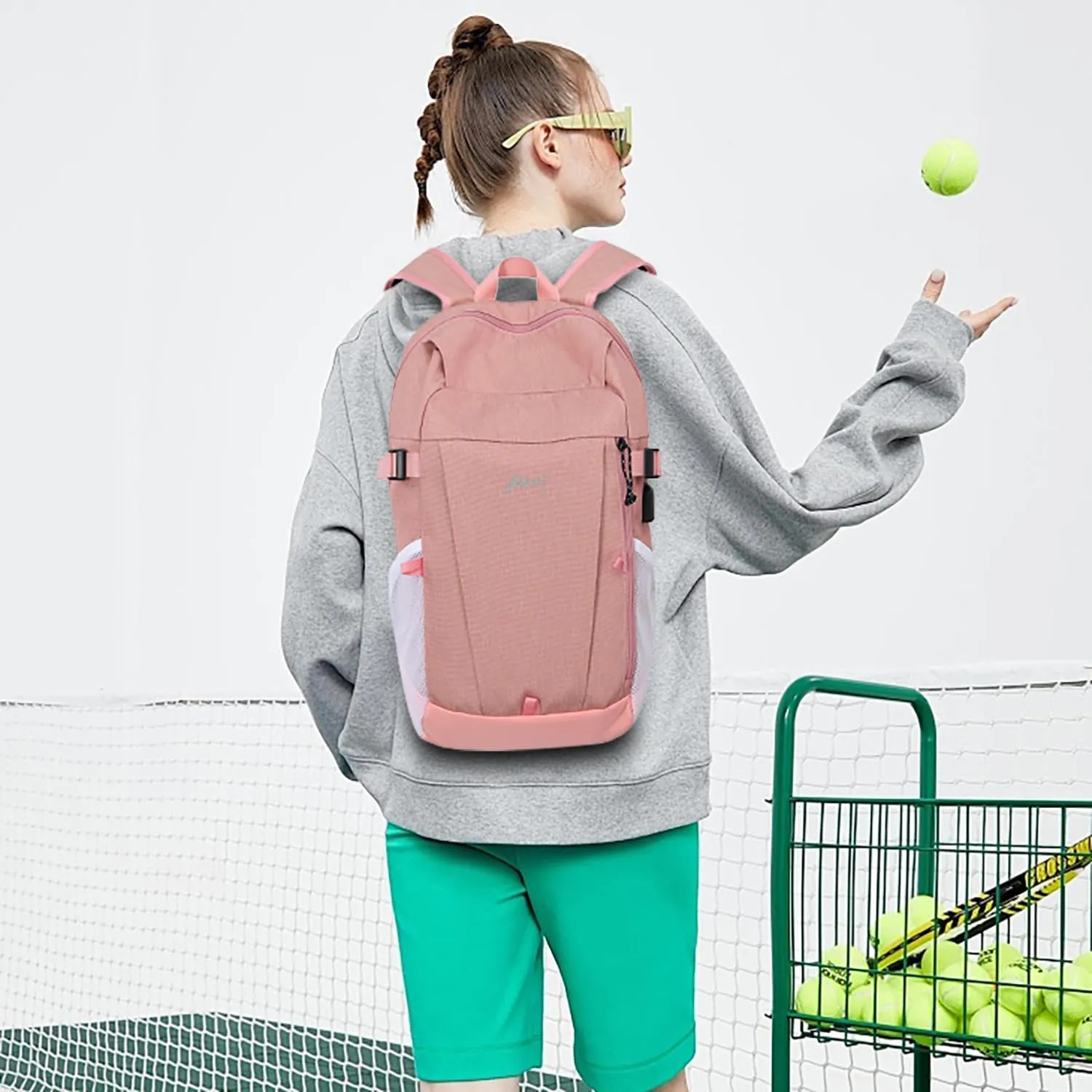 Travel Backpack for Women & Men, Lightweight Backpacks with USB Charging Port in 3 Size, TSA 13.5/15.6/17.3 inch Laptop Backpack, Casual Hiking Daypack for Camping Weekender Business Outdoor