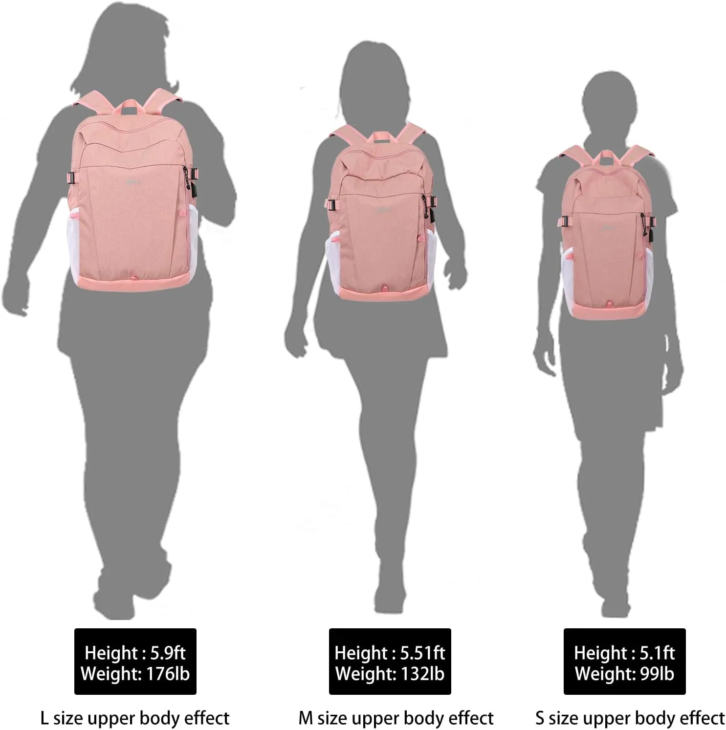 Travel Backpack for Women & Men, Lightweight Backpacks with USB Charging Port in 3 Size, TSA 13.5/15.6/17.3 inch Laptop Backpack, Casual Hiking Daypack for Camping Weekender Business Outdoor