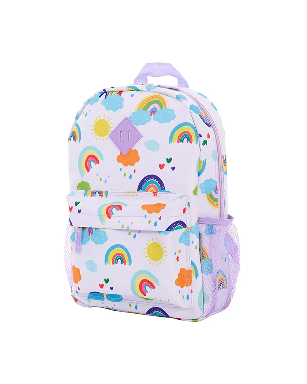 Travelers Club 5 Pieces Kids Luggage Set with 360Â° 4 Wheel Spinner System Rainbow