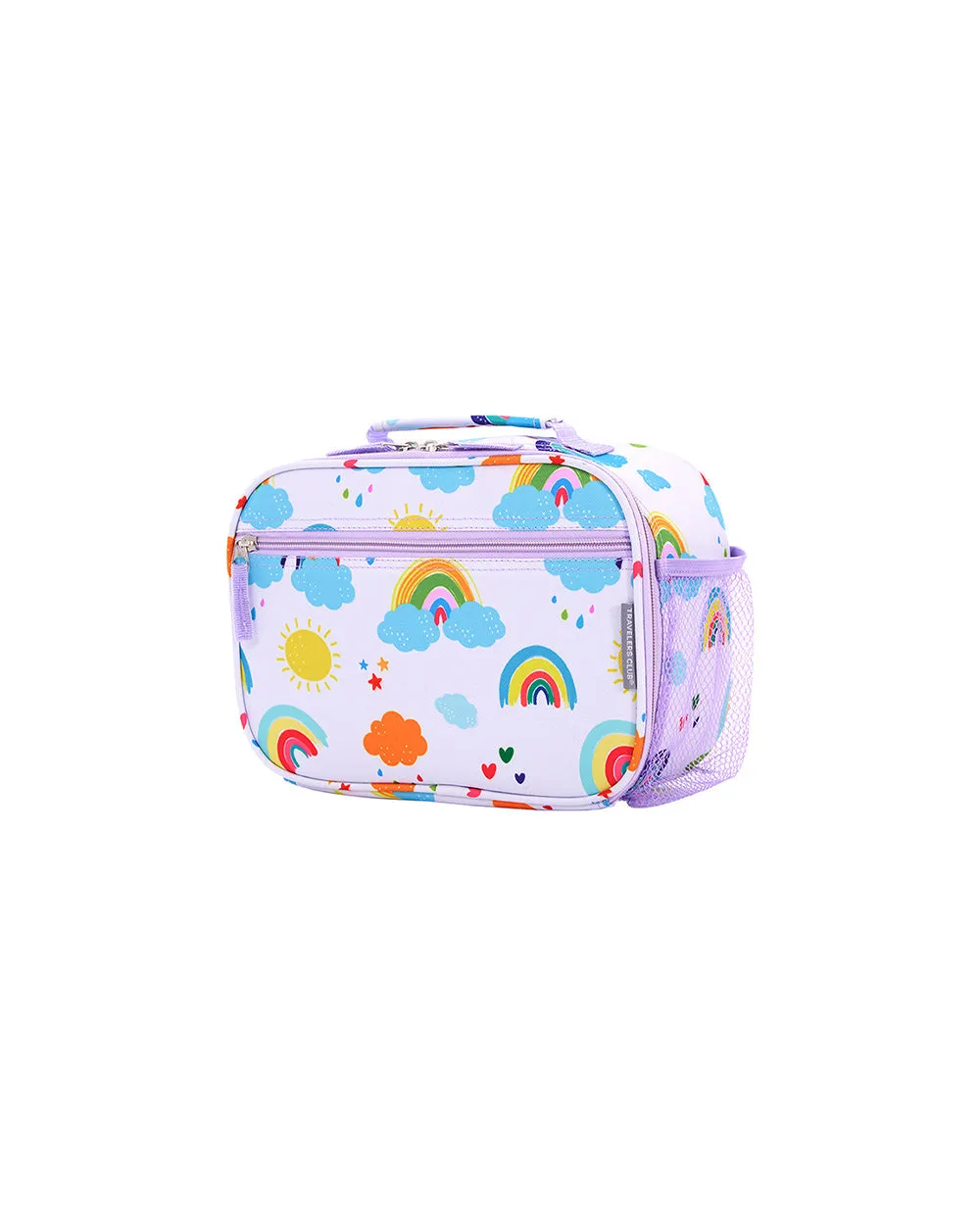Travelers Club 5 Pieces Kids Luggage Set with 360Â° 4 Wheel Spinner System Rainbow