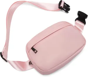 Unisex Belt Bag Fanny pack crossbody bags Everywhere Waist packs with Adjustable Strap (PINK)