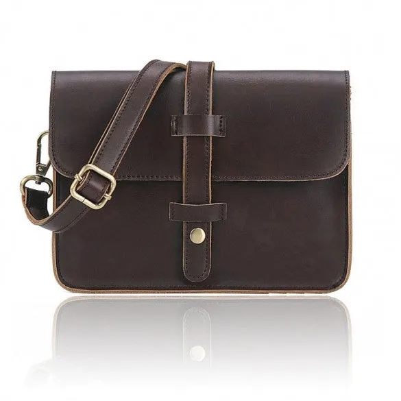 Vintage Women Designer Cross Satchel Messenger Shoulder School Handbag Bag